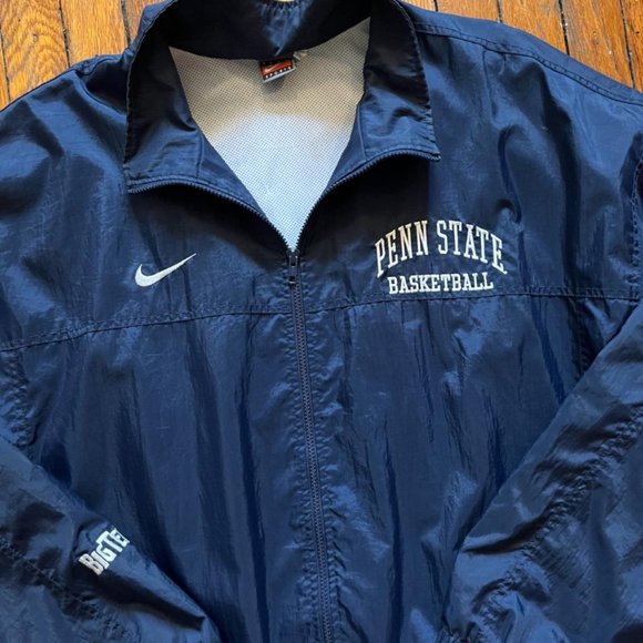 Rare Vintage 90s Nike Team NCAA Penn State University Men SweatshirtTrack Jacket - Picture 2 of 4